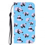 Husă flip pentru iPhone XS Max - panda