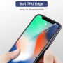 Carcasă de lux CAFELE, pentru iPhone XS / iPhone X - albastru închis