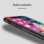 Carcasă de lux CAFELE, pentru iPhone XS / iPhone X - albastru închis