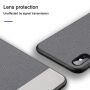 Carcasă de lux CAFELE, pentru iPhone XS / iPhone X - albastru închis