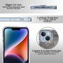 Husă cu sclipici din marmură pentru iPhone 14 Plus - gri