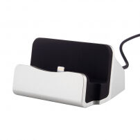 Staţie magnetică de încărcare şi andocare, pentru iPhone - argintiu