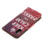 Husă flip pentru iPhone XS / iPhone X - Keep calm and sparkle