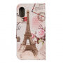 Husă flip pentru iPhone XS / iPhone X - Turnul Eiffel
