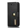 Husă detaşabilă 2 în 1, pentru iPhone 5 / 5S / SE (2016) - negru