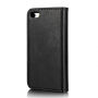 Husă detaşabilă 2 în 1, pentru iPhone 5 / 5S / SE (2016) - negru
