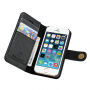 Husă detaşabilă 2 în 1, pentru iPhone 5 / 5S / SE (2016) - negru