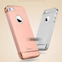 Carcasă elegantă IPAKY, pentru iPhone 5 / 5S / SE (2016) - argintiu