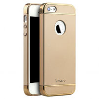 Carcasă elegantă IPAKY, pentru iPhone 5 / 5S / SE (2016) - auriu