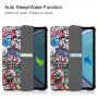 Husă cu funcție sleep, pentru iPad mini 6 / mini 7 - graffiti