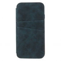 Husă flip vintage, pentru iPhone SE (2020/2022) / 8 / 7 - albastru