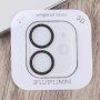 Sticlă securizată cu ramă strălucitoare pentru a proteja obiectivele camerei foto pentru iPhone 11 - negru