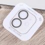 Sticlă securizată cu ramă strălucitoare pentru a proteja obiectivele camerei foto pentru iPhone 11 - negru