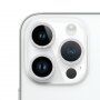 Sticlă securizată cu ramă strălucitoare pentru a proteja obiectivele camerei foto pentru iPhone 14 Pro / 14 Pro Max - argintiu