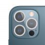 Sticlă securizată cu ramă strălucitoare pentru a proteja obiectivele camerei foto pentru iPhone 12 Pro - argintiu