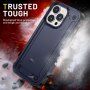 Husă de protectie super rezistentă pentru iPhone 14 Pro Max - albastru