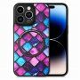 Husă cu model geometric și MagSafe pentru iPhone 14 Pro Max - solzi