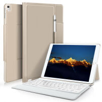 Carcasă cu tastatură şi agăţătoare de Pencil pentru iPad 10,5" - auriu