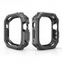 Carcasă rezistentă cu model din fibră de carbon pentru Apple Watch Ultra 49mm - negru