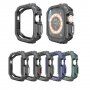 Carcasă rezistentă cu model din fibră de carbon pentru Apple Watch Ultra 49mm - negru