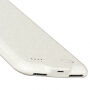 Carcasă de design BASEUS, cu baterie 5000mAh, pentru Apple iPhone SE (2020/2022) / 8 / 7 - crem