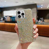 Husă de protecție cu paiete strălucitoare pentru iPhone 12 Pro Max - auriu