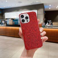 Husă de protecție cu paiete strălucitoare pentru iPhone 14 Plus - roșu