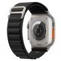 Curea din nailon buclă alpină pentru Apple Watch 42mm / 41mm / 40mm / 38mm - negru