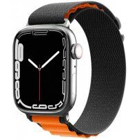 Curea din nailon buclă alpină pentru Apple Watch 42mm / 41mm / 40mm / 38mm - portocaliu-negru