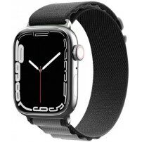 Curea din nailon buclă alpină pentru Apple Watch 42mm / 41mm / 40mm / 38mm - gri-negru
