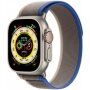 Curea din nailon traseu pentru Apple Watch 42mm / 41mm / 40mm / 38mm - albastru-gri