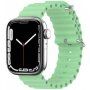 Curea oceanică din silicon pentru Apple Watch 42mm / 41mm / 40mm / 38mm - verde