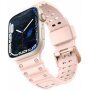 Curea durabilă din silicon pentru Apple Watch 42mm / 41mm / 40mm / 38mm - roz
