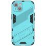 Husă de protecție durabilă cu stand pentru iPhone 14 Plus - albastru