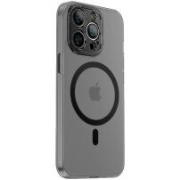 Husă de protecție transparentă cu MagSafe pentru iPhone 14 Pro Max - gri