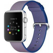 Curea din ţesătură din nailon, pentru Apple Watch Ultra 49mm / 46mm / 45mm / 44mm / 42mm - bleumarin