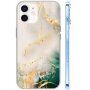 Husă din marmură lucioasă pentru iPhone 11 - bej verde