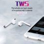 ZEALOT H20 Căști bluetooth wireless cu husă pentru reîncărcare - alb