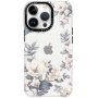 Husă transparentă lucioasă cu model pentru iPhone 13 Pro Max - flori de magnolie