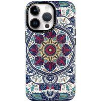 Husă lucioasă cu motiv pentru iPhone 14 Pro Max - mandala