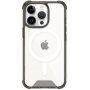 Husă transparentă cu ramă colorată și MagSafe pentru iPhone 14 Pro Max - gri