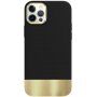 Husă de protecție cu partea inferioară metalizată pentru iPhone 11 Pro - negru