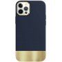 Husă de protecție cu partea inferioară metalizată pentru iPhone 11 Pro - albastru