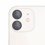 Sticlă securizată cu ramă strălucitoare pentru a proteja obiectivele camerei foto pentru iPhone 11 - negru