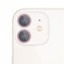 Sticlă securizată cu ramă strălucitoare pentru a proteja obiectivele camerei foto pentru iPhone 11 - roz