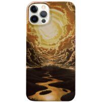 Husă lucioasă cu model pictat pentru iPhone 12 Pro Max - cer