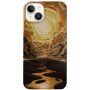Husă lucioasă cu model pictat pentru iPhone 14 Plus - cer