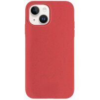 Carcasă mată ecologică degradabilă pentru iPhone 14 Plus - roșu
