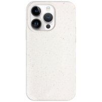 Carcasă mată ecologică degradabilă pentru iPhone 14 Pro - bej