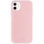 Carcasă mată ecologică degradabilă pentru iPhone 12 mini - roz
